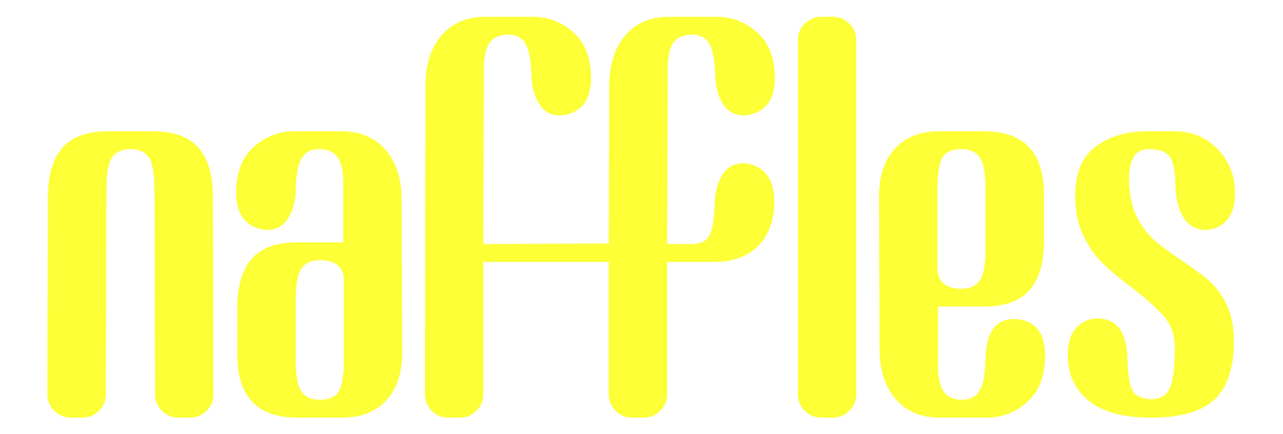 Naffles Text Logo